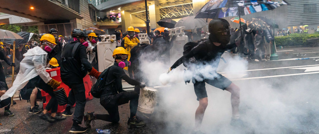 Tear gas, Molotov cocktails and gunfire